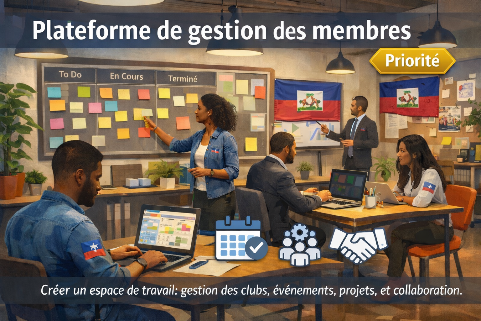 Plateforme de gestion des membres